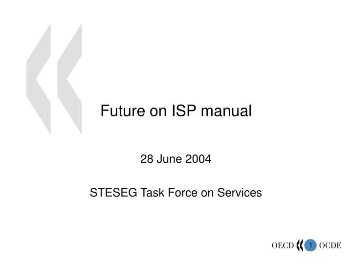 future on isp manual