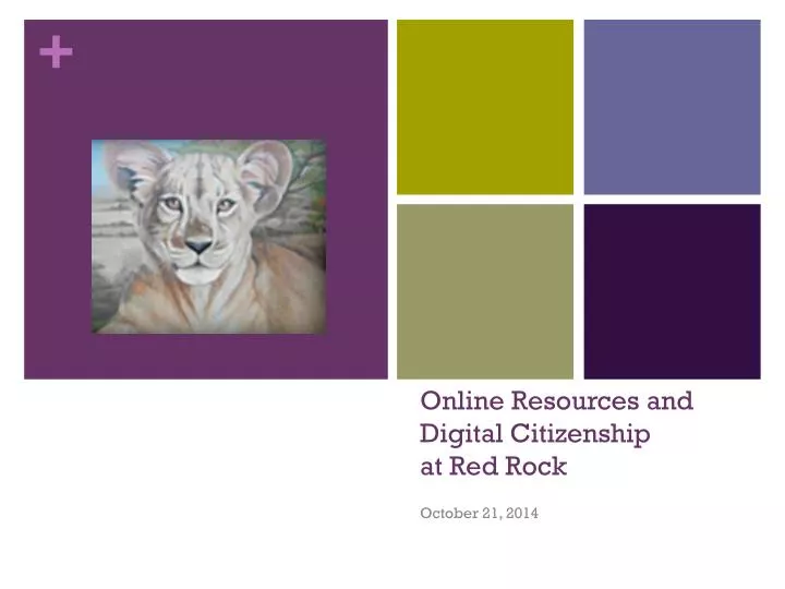 online resources and digital citizenship at red rock