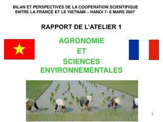 rapport de l atelier 1
