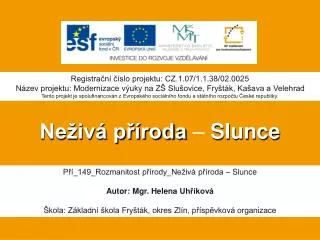 ne iv p roda slunce
