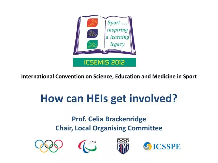 international convention on science education and medicine in sport