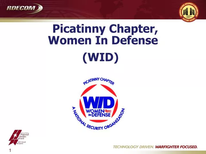 picatinny chapter women in defense wid