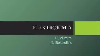 elektrokimia
