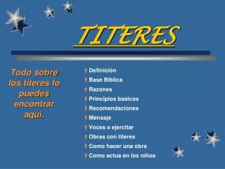 titeres