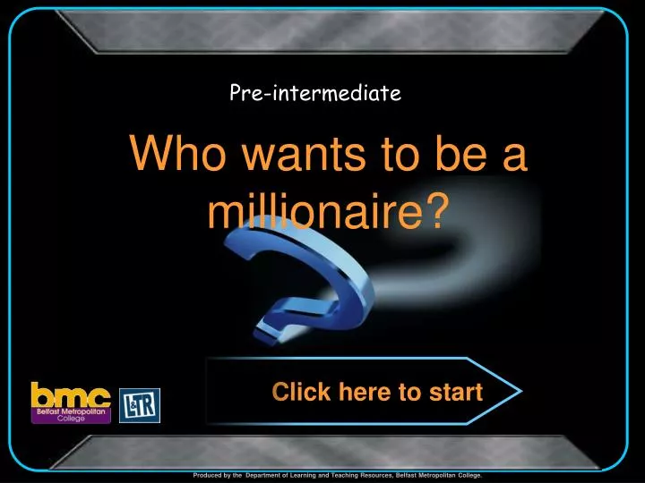 who wants to be a millionaire