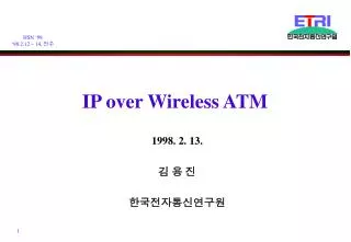 IP over Wireless ATM