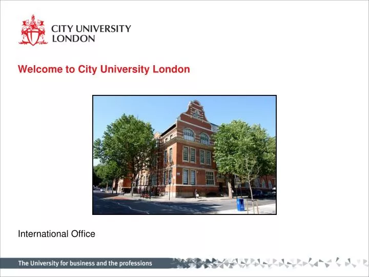 welcome to city university london