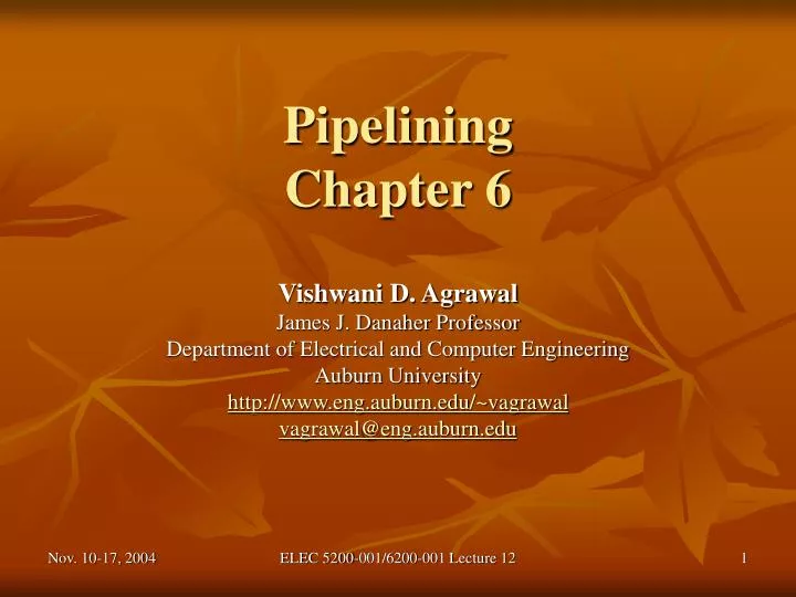 pipelining chapter 6