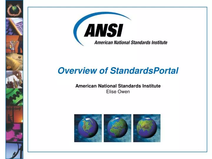 overview of standardsportal