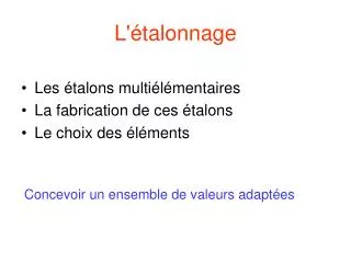 l talonnage