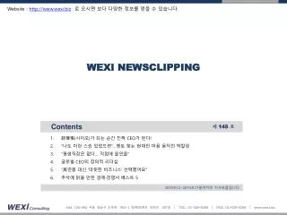 wexi newsclipping