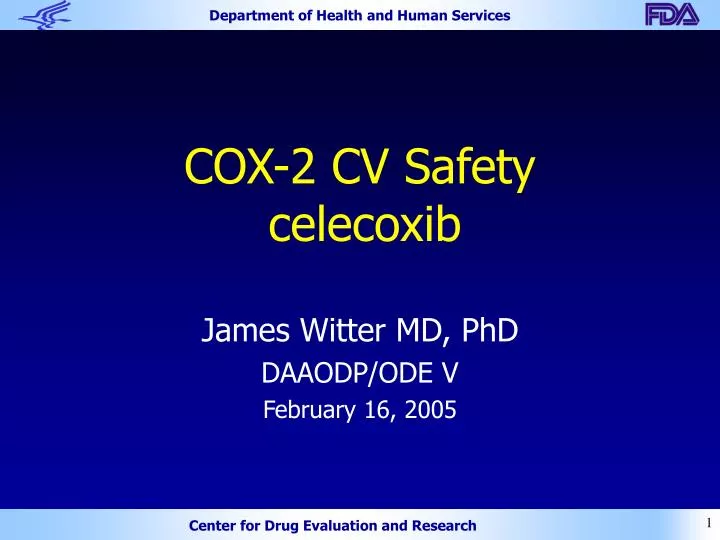 cox 2 cv safety celecoxib