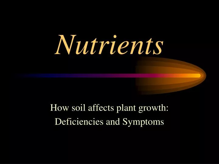 nutrients