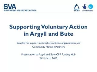 Supporting Voluntary Action in Argyll and Bute