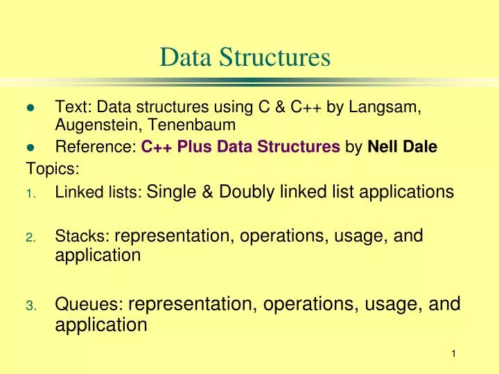 PPT - Data Structures PowerPoint Presentation, free download - ID:5967224