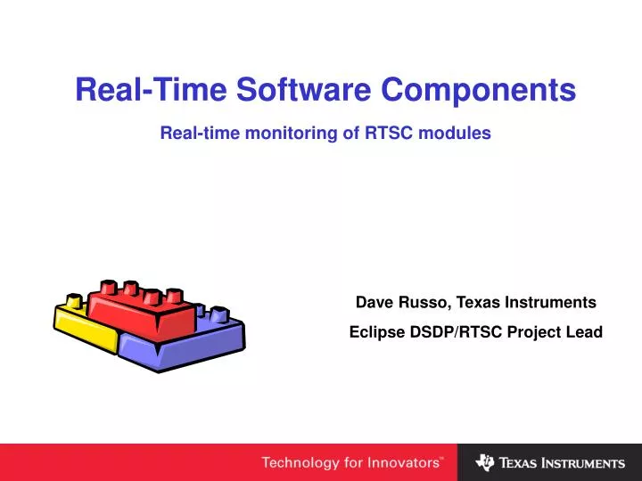 real time software components real time monitoring of rtsc modules