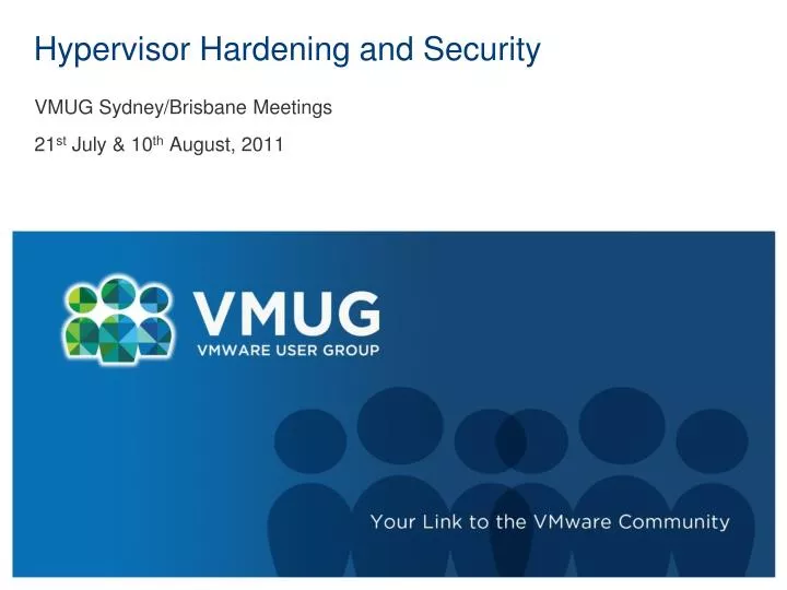 hypervisor hardening and security