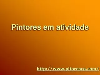 pintores em atividade