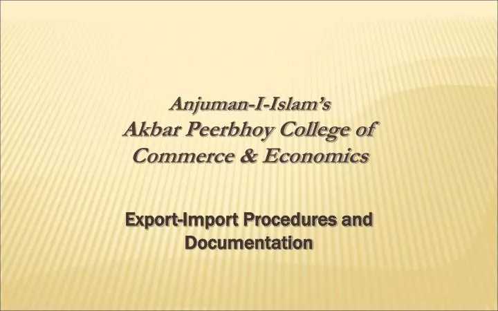 anjuman i islam s akbar peerbhoy college of commerce economics