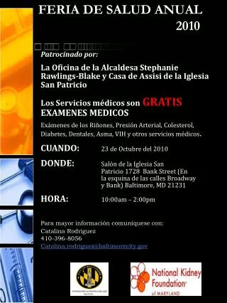 feria de salud anual 2010