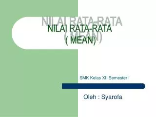 smk kelas xii semester i