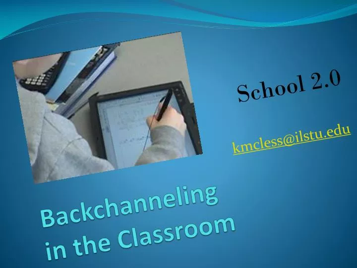 backchanneling in the classroom