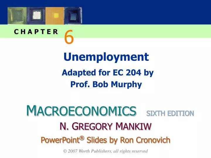 unemployment adapted for ec 204 by prof bob murphy