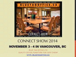 Office Furniture on SALE for Connect Show November 3-4 2014
