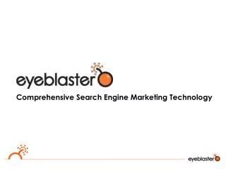 Comprehensive Search Engine Marketing Technology