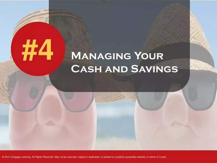 managing your cash and savings