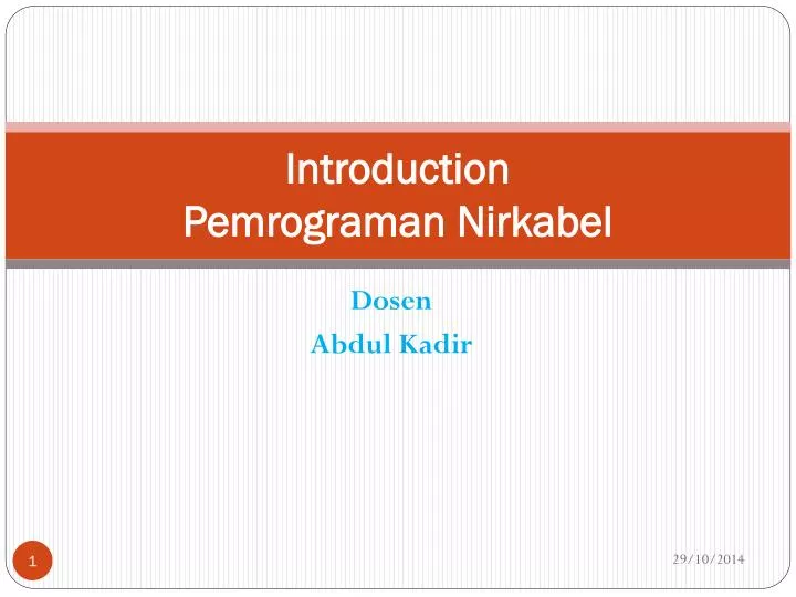 introduction pemrograman nirkabel