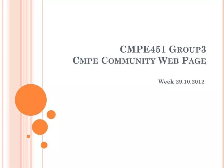 cmpe451 group3 cmpe community web page