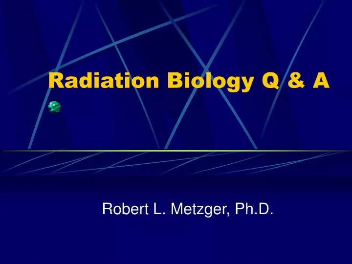 radiation biology q a