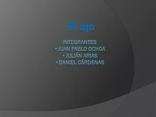 el ojo