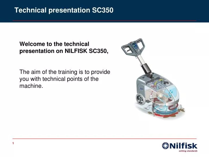 technical presentation sc350