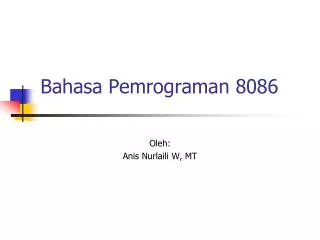 PPT - Bahasa Pemrograman PowerPoint Presentation, Free Download - ID ...