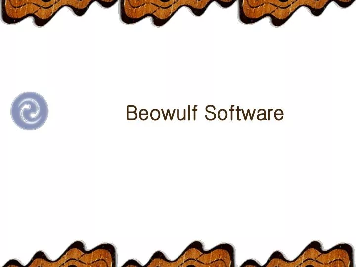 beowulf software