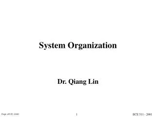 System Organization