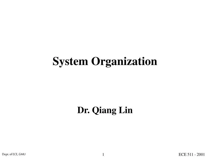 system organization