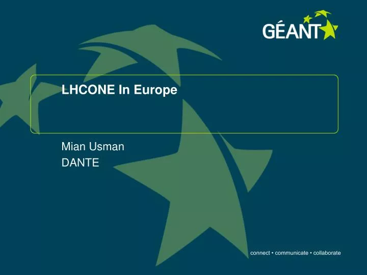 lhcone in europe