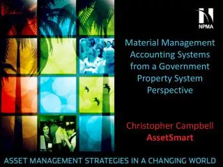 Material Management Accounting Systems from a Government Property System Perspective
