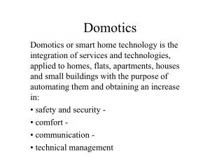 Domotics