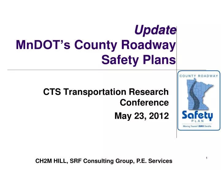 update mndot s county roadway safety plans