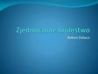 zjednoczone kr lestwo