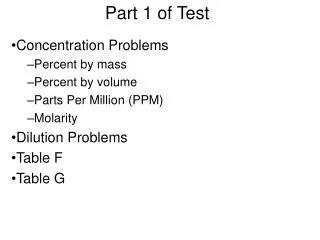 Part 1 of Test