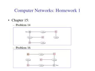 Computer Networks: Homework 1