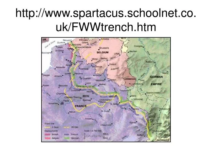 http www spartacus schoolnet co uk fwwtrench htm