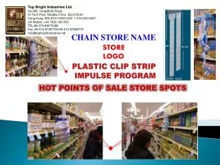 PLASTIC CLIP STRIP IMPULSE PROGRAM