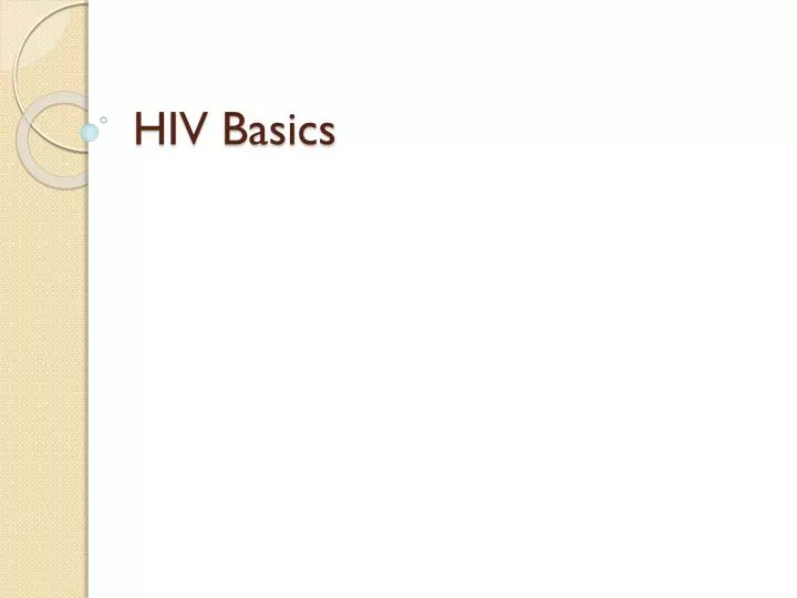 hiv basics