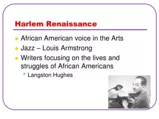 Harlem Renaissance